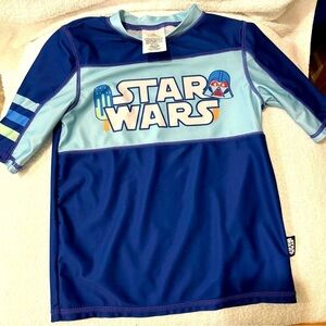 Disney Star Wars Blue Rash Guard boys, swim shirt,
5/6